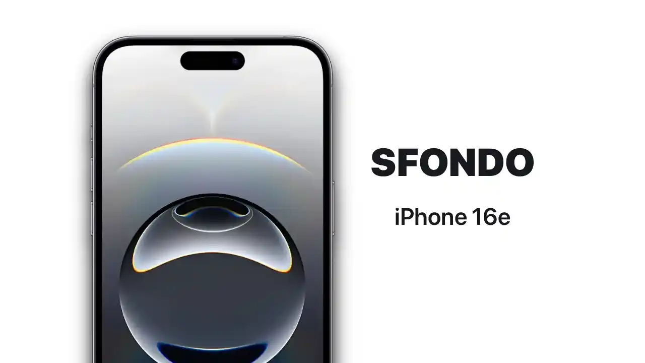 iPhone 16e: SCARICA GRATIS lo sfondo ufficiale