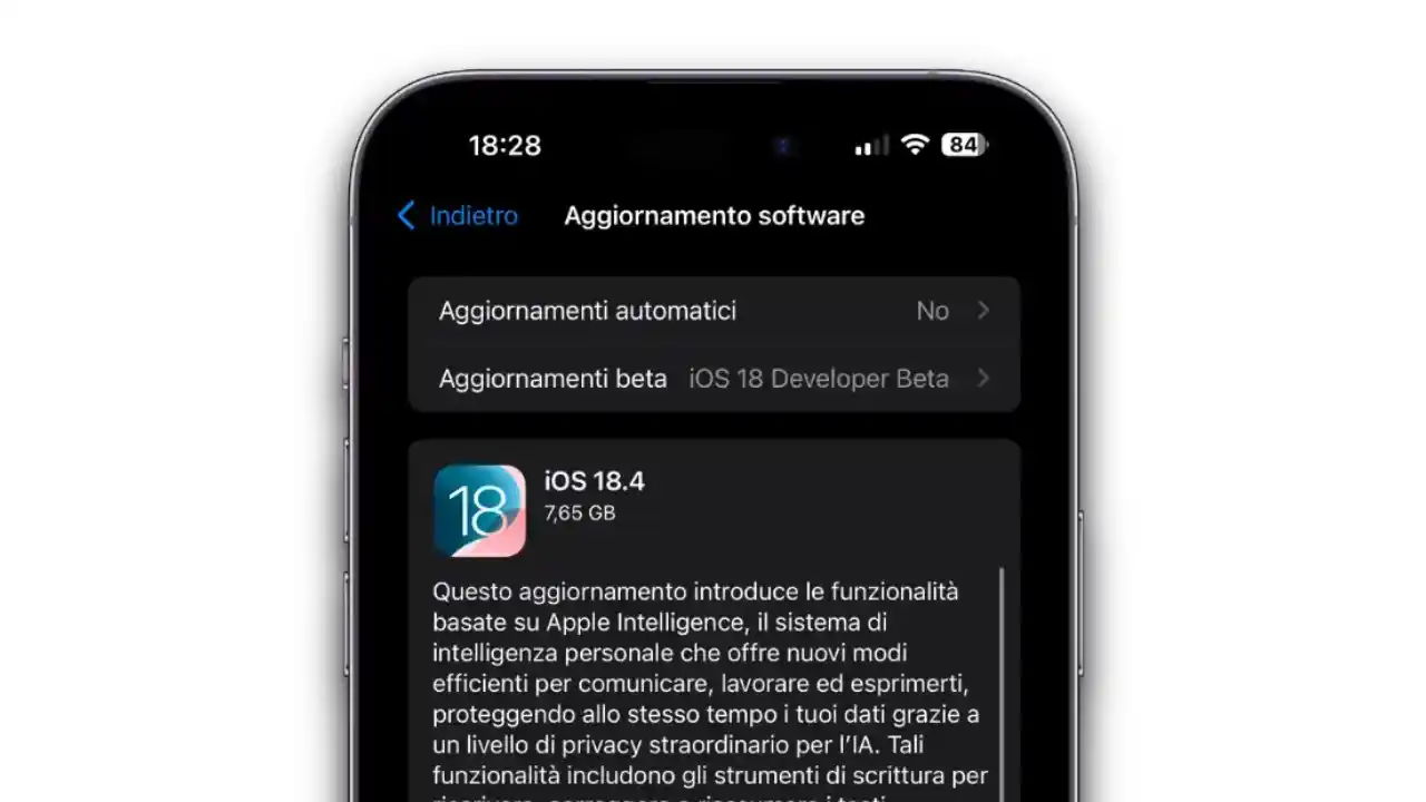 Apple rilascia iOS 18.4 RC 2 per iPhone ed iPad