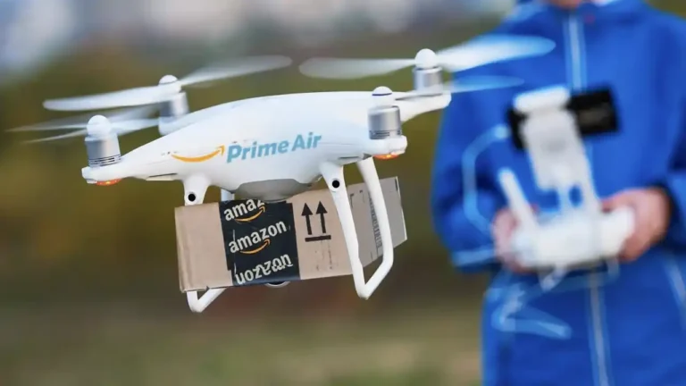 Amazon Prime Air, consegna droni, iPhone, AirPods, FAA, MK30, tecnologia