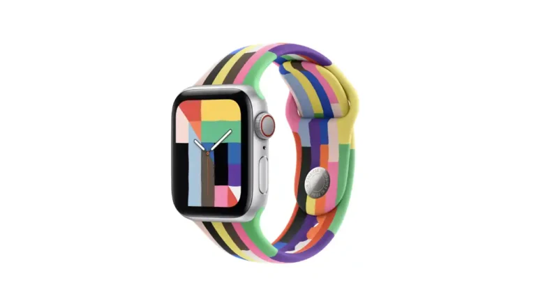 Apple, Pride 2025, quadrante, cinturino, Apple Watch, inclusività, design, accessori, tecnologia, personalizzazione, evento Apple, novità, arcobaleno, watchOS, edizione speciale.
