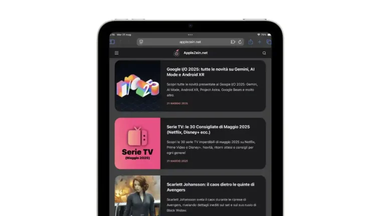 applezein, nuove, sezioni, tech, film, serie tv