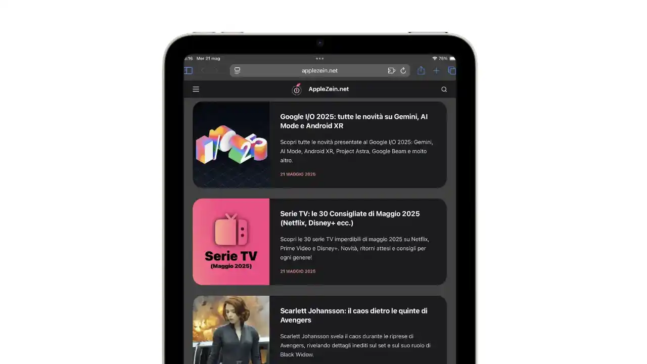 AppleZein si aggiorna: arrivano Tech, Film e Serie TV