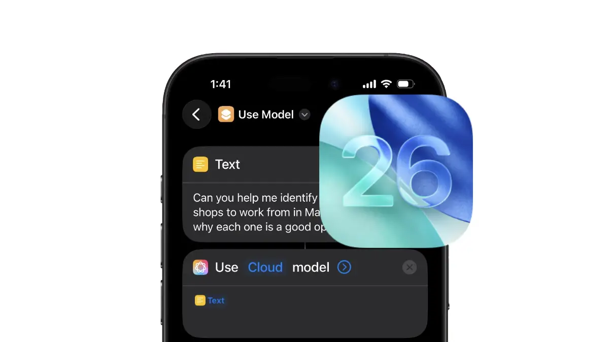 iOS 26: arriva la funzione chatbot dentro l’app Comandi