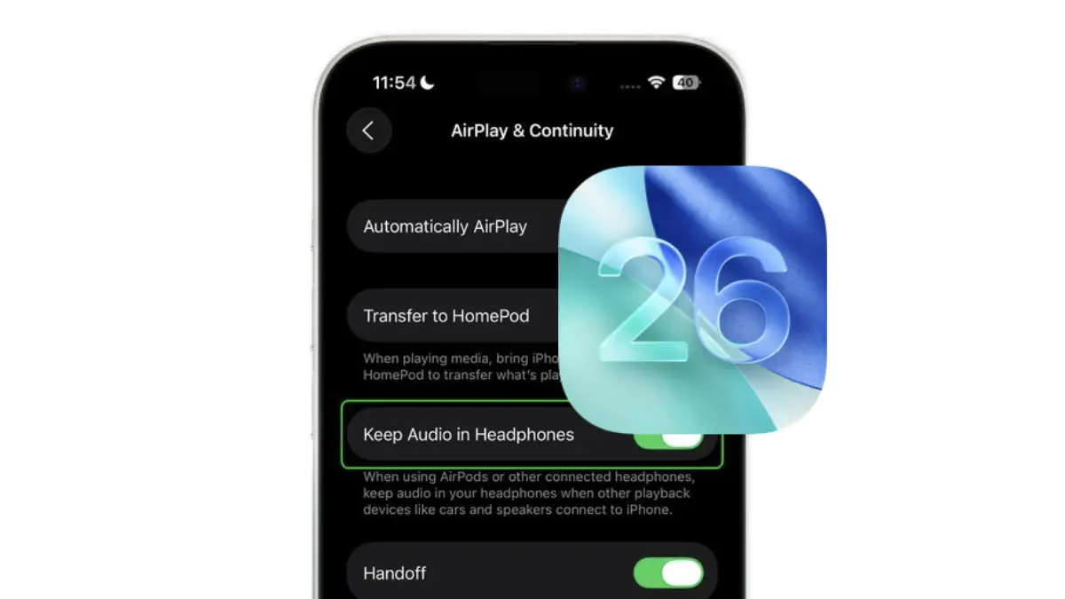 iOS 26 risolve il fastidioso problema del cambio audio automatico