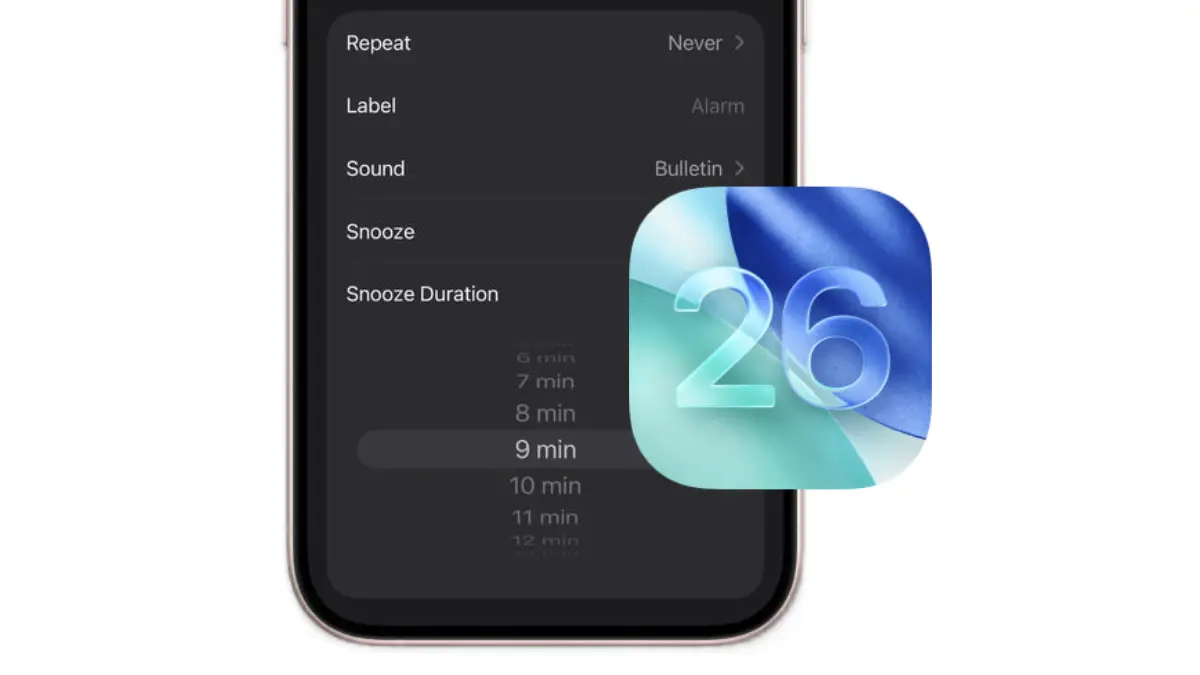 iOS 26: personalizza il rinvio della sveglia su iPhone