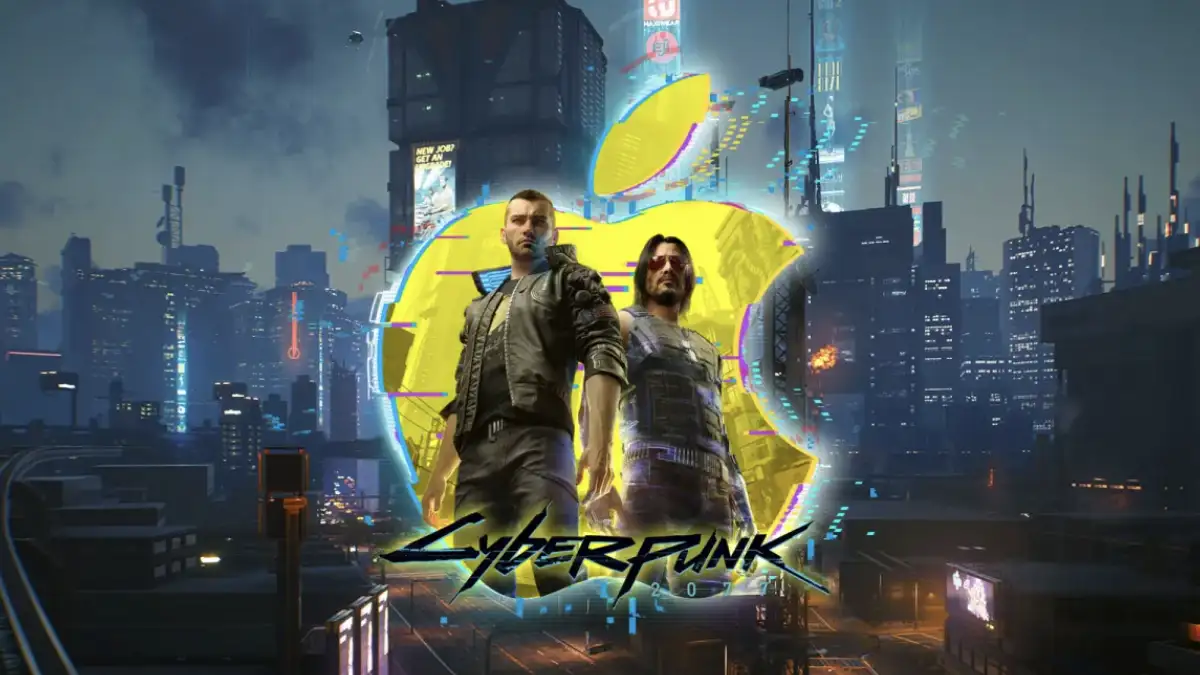 cyberpunk 2077 mac, apple silicon giochi, mac m1 gaming, giochi tripla a mac, macos 15.5, cyberpunk ultimate edition, apple gaming