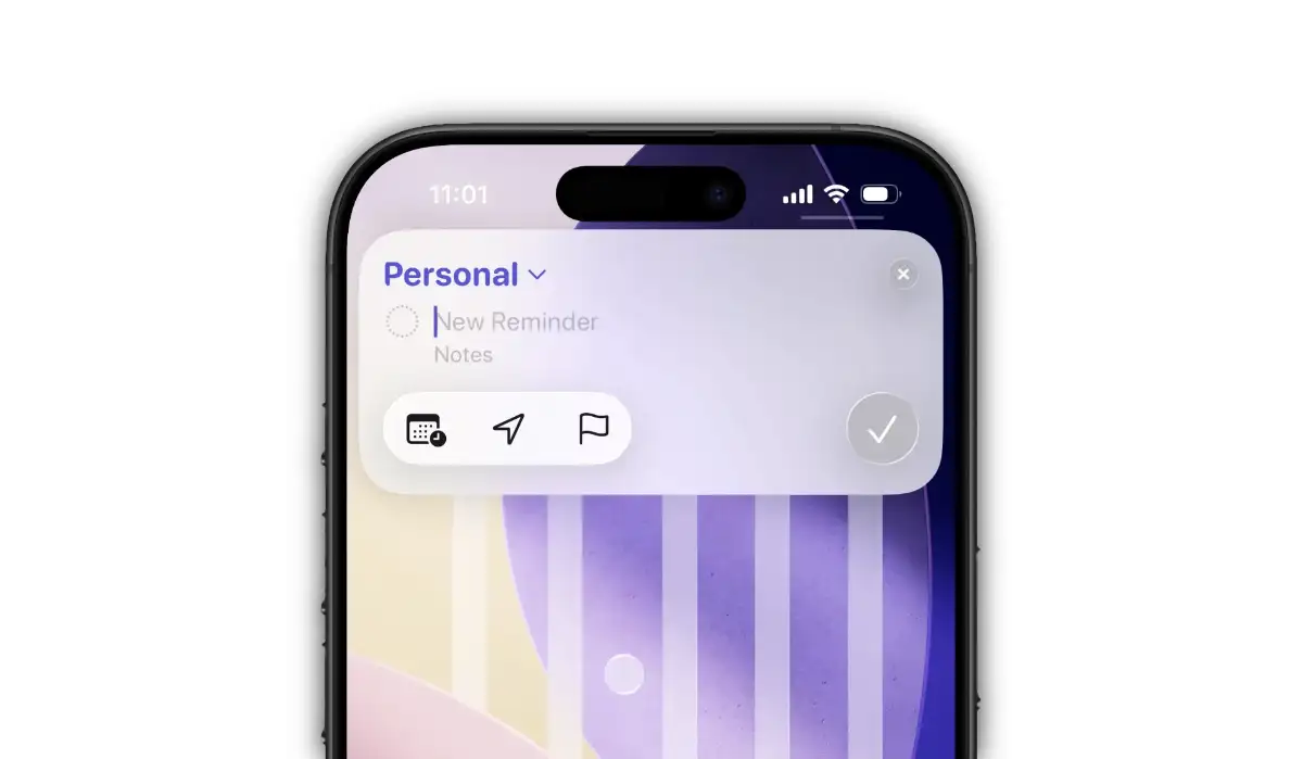 iOS 26, app Promemoria, nuove funzioni iPhone, action button iPhone, promemoria rapidi, design Liquid Glass, novità iOS 26