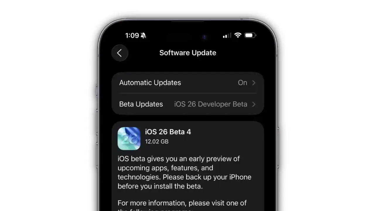 iOS 26, iOS 26 beta 4, iOS 26 pubblico, aggiornamento iPhone, beta iPhone, Apple beta, novità iOS 26