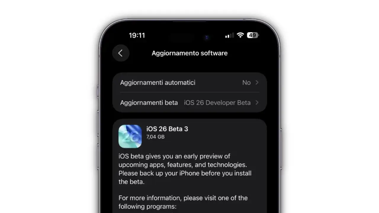 iOS 26 Beta 3: Ecco tutte le novità per iPhone