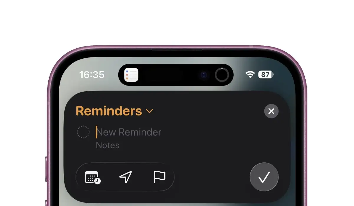 ios 26, app promemoria ios, nuovo controllo ios, action button promemoria, promemoria lock screen, ios 26 novità, scorciatoie iphone