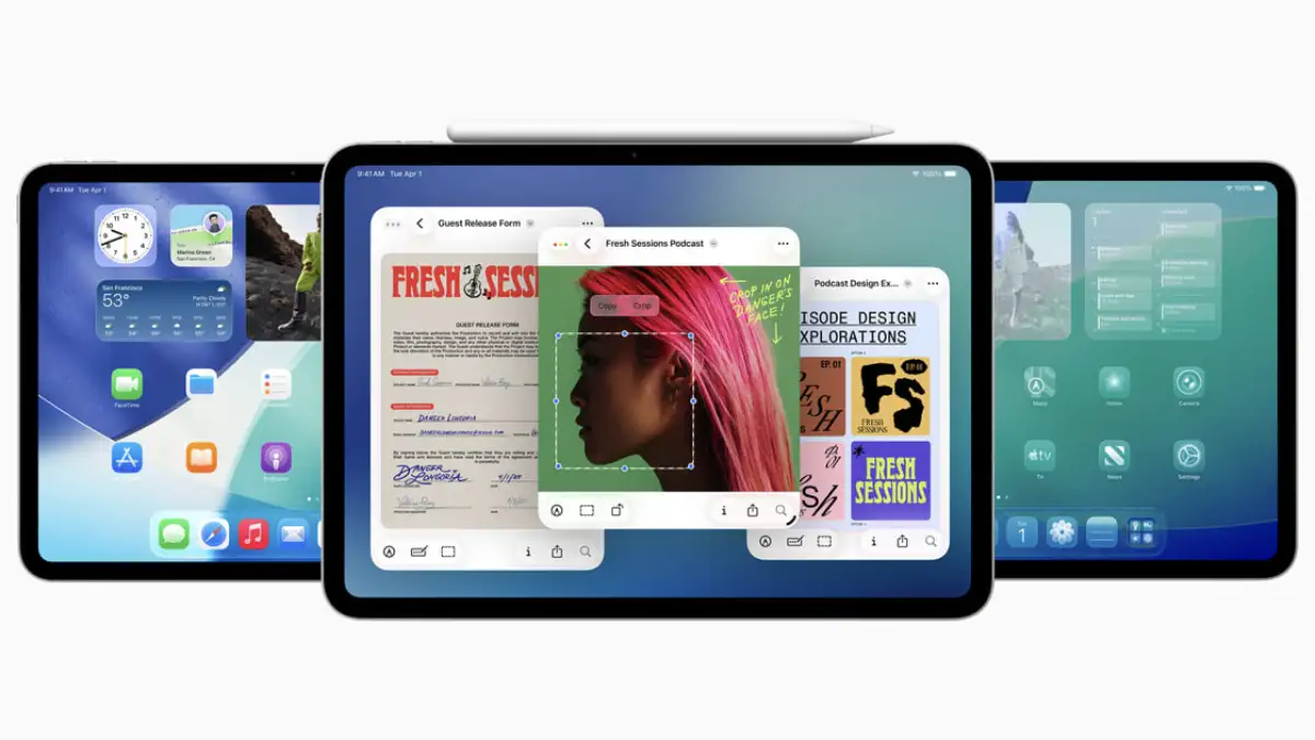ipados 26, ipad pro m5, apple stage manager, multitasking ipad, dock ipados, finestre ipad, novità ipad 2025