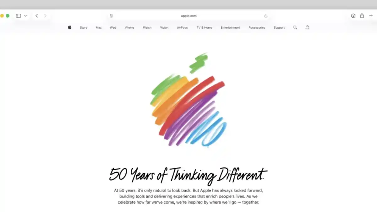 50° Anniversario Apple, Storia Apple, Steve Jobs, Steve Wozniak, Think Different, Apple News 2026, iPhone 17 Pro, Vision Pro, Apple Park, Paul McCartney