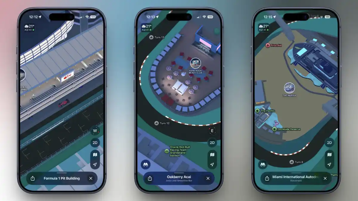 Apple Mappe, Formula 1, F1 Miami 2026, Esperienza 3D, Apple TV, Apple News 2026, Aggiornamento Mappe, Novità iOS, Motori, Navigazione GPS
