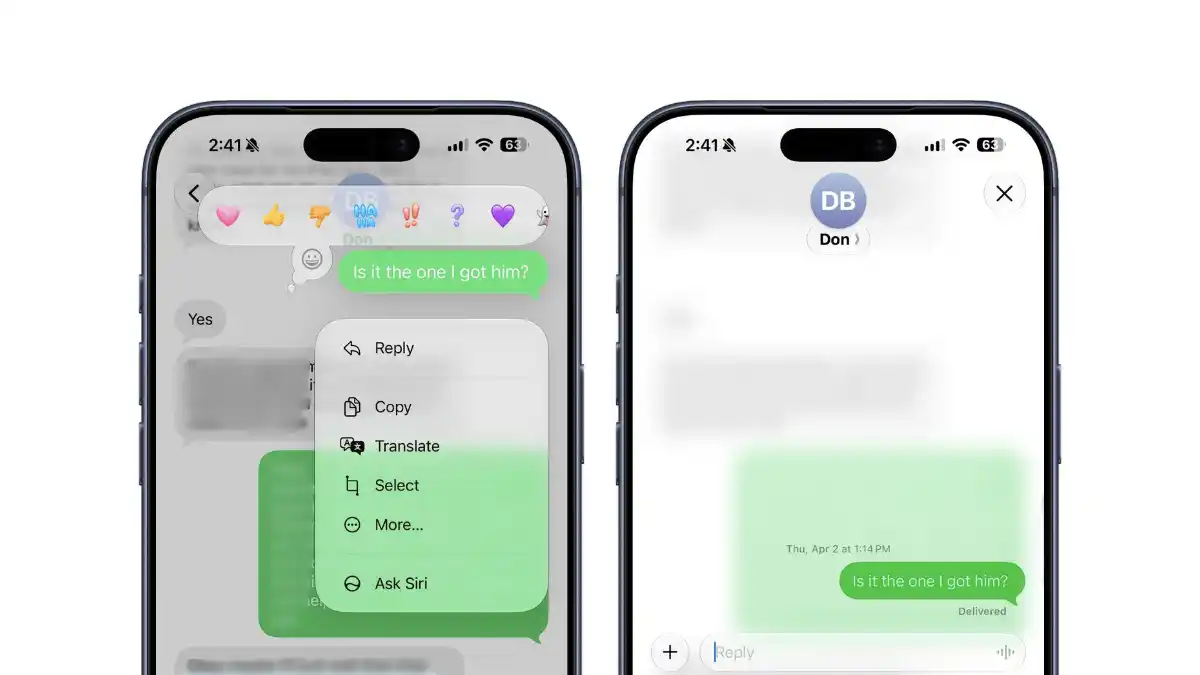 iOS 27 Beta 2, Novità iOS 27, Chat RCS iPhone Android, Messaggi iOS 27, Reazioni RCS Apple, Risposte in linea, Aggiornamento iPhone