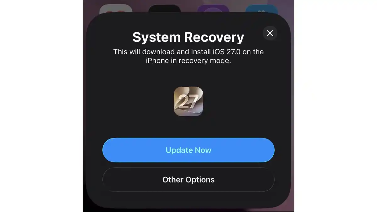 iOS 27, Recovery Mode iPhone, Ripristino iOS 27, Modalità di recupero, Novità iOS 27, iPadOS 27, iPhone bloccato, DFU iPhone senza Mac