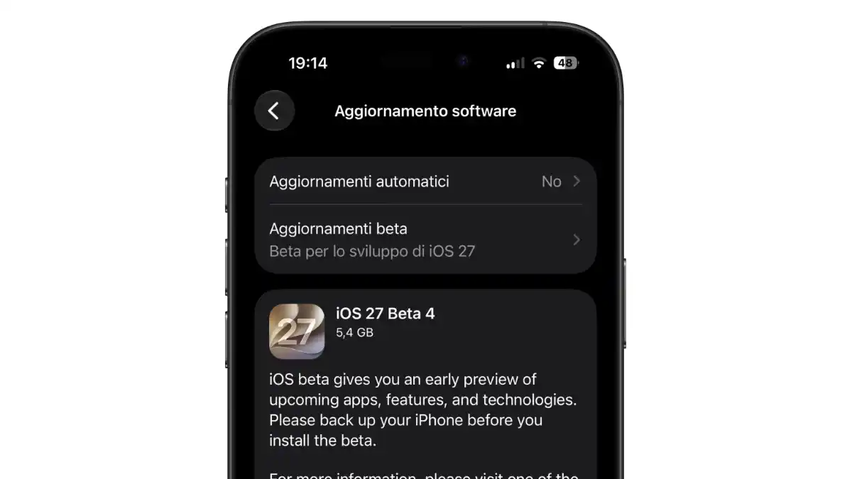 iOS 27 Beta 4, Novità iOS 27, Siri AI, ProRes Log 2, Aggiornamento iPhone, iPhone Ultra Fold